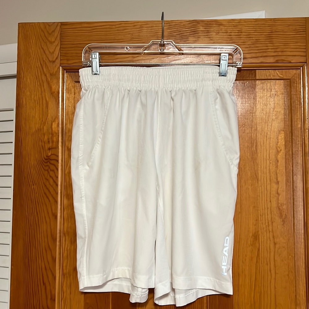 Head boys sport shorts size small white